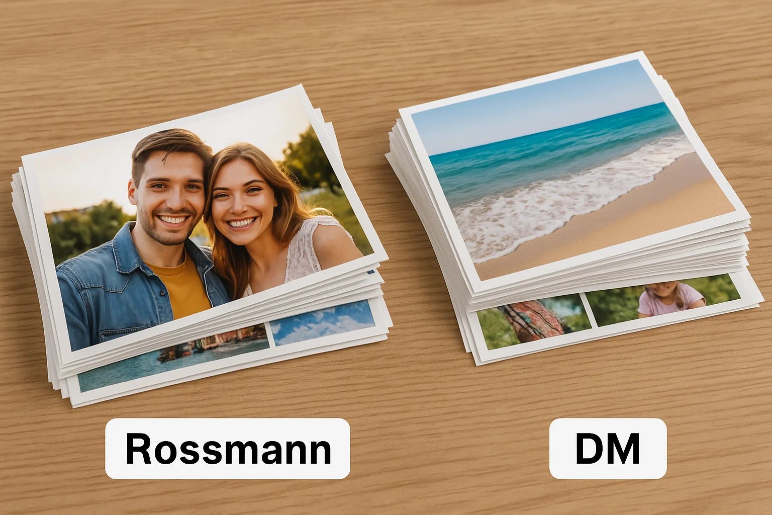 Rossmann photo print vs DM
