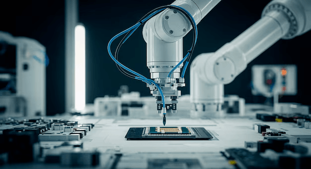 Services robotic-arm-placing-chip-circuit-board-23-2152011751